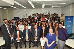 IIMMIians at American center for a workshop